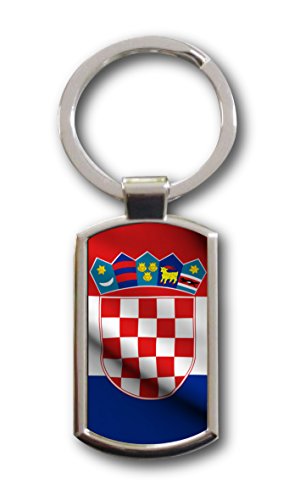 Schlüsselanhänger mit Gravur Wunschtext Name Kroatien Hrvatska 3 von aina