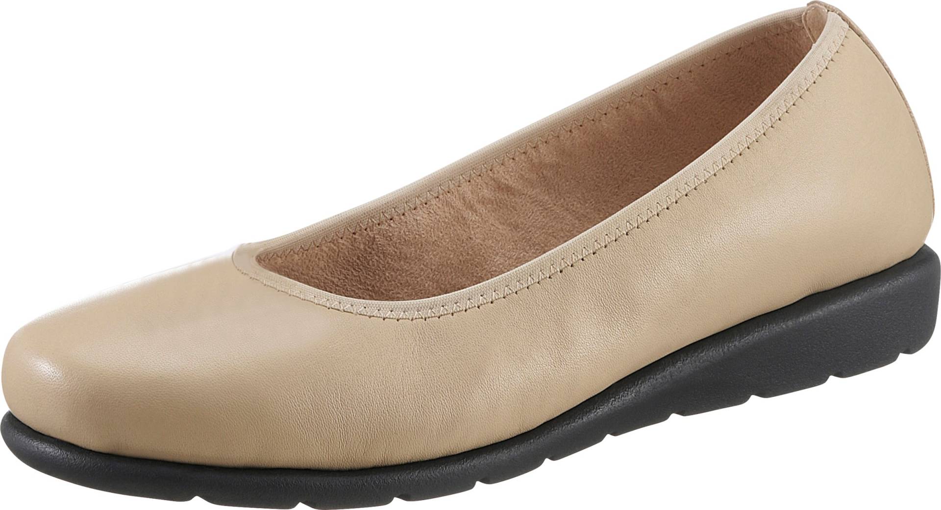 Sieh an! Damen Ballerina beige von airsoft modern+