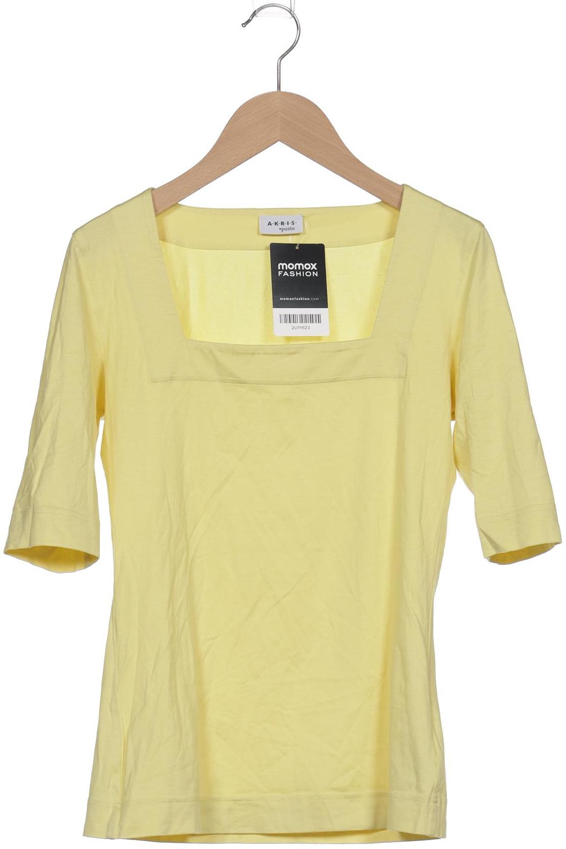 Akris Damen T-Shirt, gelb, Gr. 34 von akris