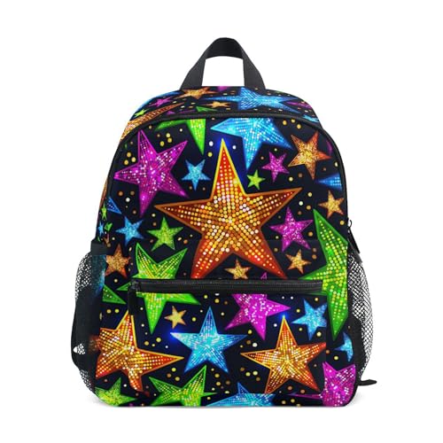 Jungen Mädchen Kleinkind Rucksack Kind Schultaschen, Cartoon Weltraum Kinder Mini Kawaii Rucksäcke Rucksack Kleine Büchertasche Kinderrucksack mit Brustgurt Namensschild, Cartoon 162, Einheitsgröße, Kinderrucksack von alaza