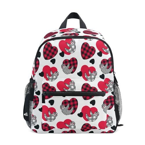 Jungen Mädchen Kleinkind Rucksack Kind Schultaschen, Niedlich Koala Hängend on Früchten Kinder Mini Kawaii Rucksäcke Rucksack Kleine Büchertasche Kinderrucksack mit Brustgurt Namensschild, Faultier 096, Einheitsgröße, Kinderrucksack von alaza