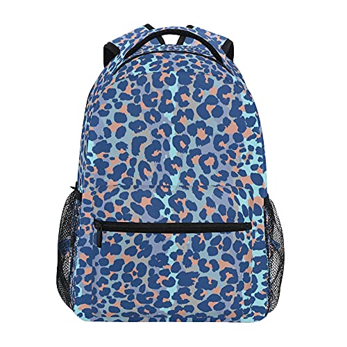 Kinderrucksack, Schultasche, niedlicher Dinosaurier, große Kapazität, Studenten, Büchertasche, Rucksack für Jungen, Mädchen, Erwachsene, Teenager, Leopard 090, Einheitsgröße, Kinderrucksack von alaza