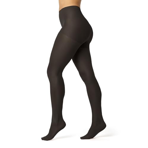 alber's SALUS SANITARIO 70 — 3er Pack Damen-Stützstrumpfhose, Undurchsichtig 70 DEN, Starke Graduelle Kompression, Figurformende Stützende Pantyhose, für Müde Beine | Schwarz | Gr. 5 (XL) von alber's