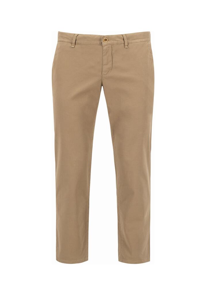 alberto jeans - Chino Lou - Gabardine braun - Gr. - 31/30 von alberto jeans