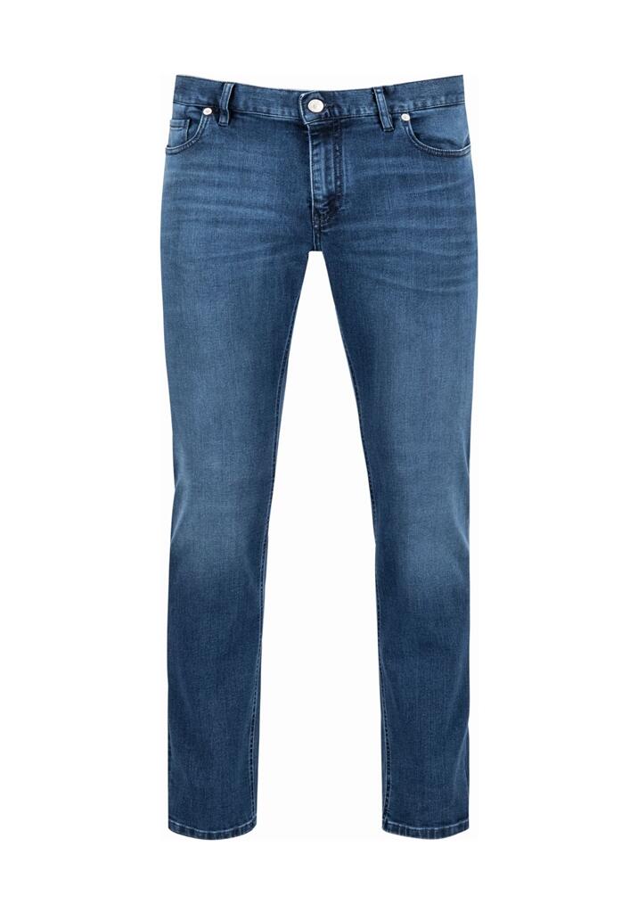 alberto jeans - Jeans Slim Super Stretch Dual blau - Gr. - 30/34 von alberto jeans