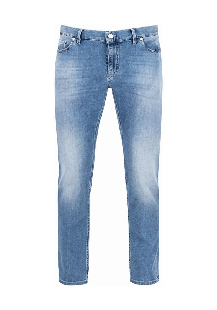 alberto jeans - Jeans Slim Super Stretch Dual blau von alberto jeans