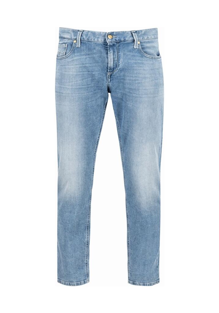 alberto jeans - Jeans Tapered Fit Slipe blau von alberto jeans
