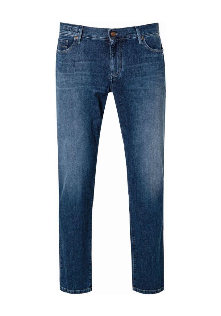 alberto jeans - Slim - Organic Denim blau von alberto jeans
