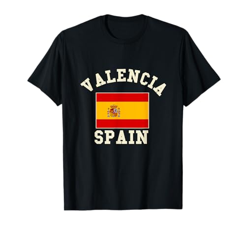 Valencia Spanien Flagge Souvenirs Valencia España Männer Frauen Jungen T-Shirt von alencia Spain souvenirs Flag