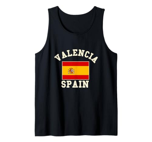 Valencia Spanien Flagge Souvenirs Valencia España Männer Frauen Jungen Tank Top von alencia Spain souvenirs Flag