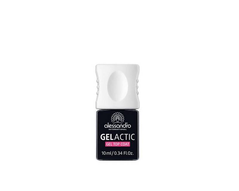 alessandro international Nagellack Alessandro GELACTIC Gel Top Coat 10 ml, Klassischer Nagellack mit brillantem Glanz von alessandro international