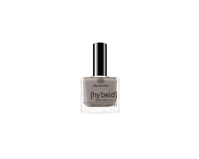alessandro international Nagellack Alessandro Nagellack Hybrid Colour 108 Velvet Taupe 8 ml, Langanhaltende Maniküre im Gel-Look von alessandro international