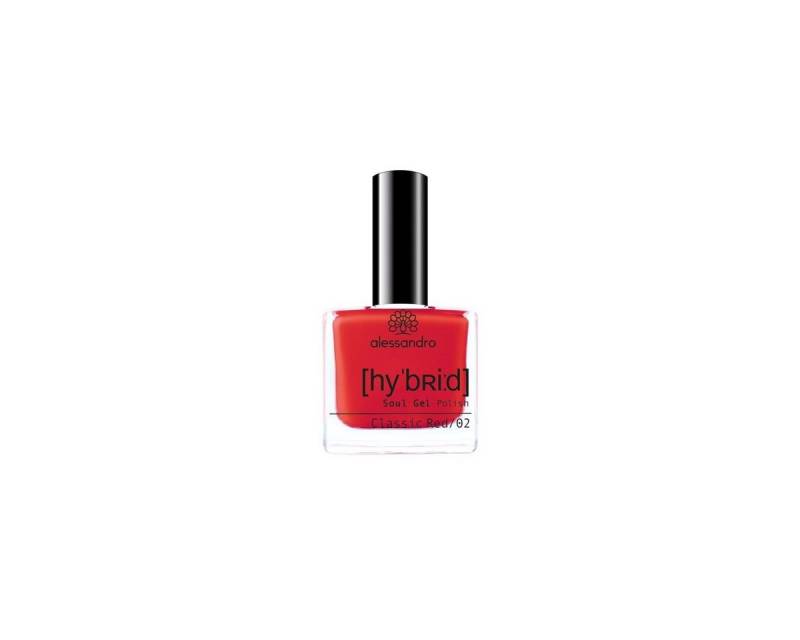 alessandro international Nagellack Alessandro Nagellack Hybrid Colour 110 Classic Red 8 ml, Langanhaltende Maniküre im Gel-Look von alessandro international