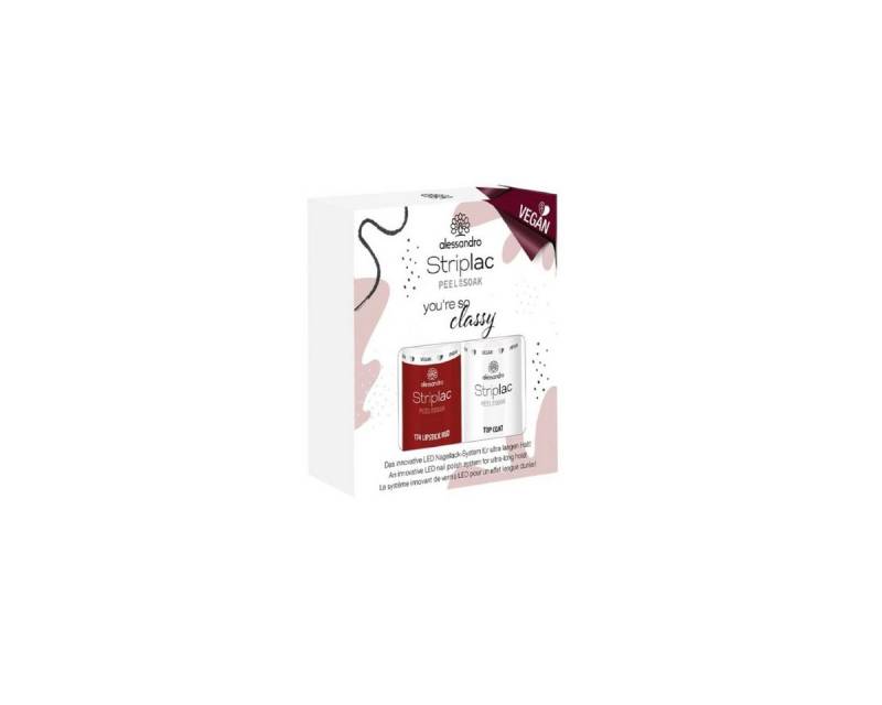 alessandro international Nagellack Alessandro Striplac Peel or Soak 130 Classy Set - LR 5 ml + TC 5 ml von alessandro international