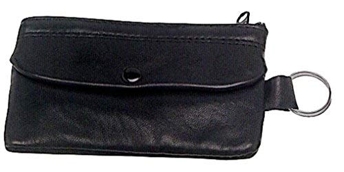 Alessandro® Schlüsselmäppchen 10/403 schwarz ECHT Leder Schlüsseletui Schlüsselanhänger von alessandro