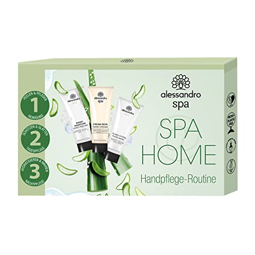 alessandro SPA SPA HOME HANDPFLEGE SET - 3 Schritte für streichelzarte Hände von alessandro