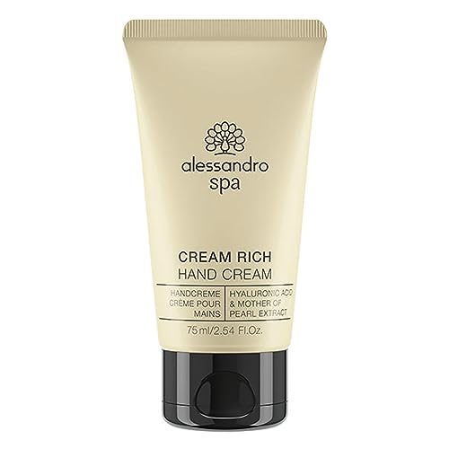 alessandro Spa Cream Rich - Reichhaltige Anti-Aging Handcreme, bei trockenen und strapazierten Händen, 75 ml von alessandro