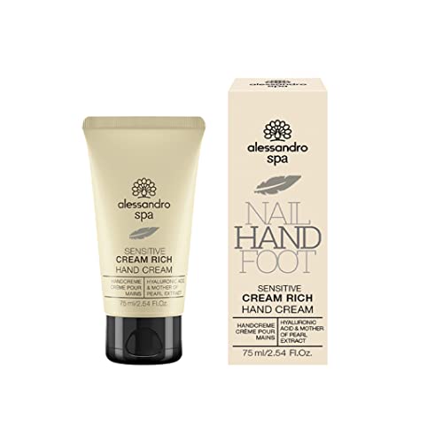 alessandro Spa Nail Hand Foot Cream Rich Sensitive - VEGAN , 75 ml von alessandro
