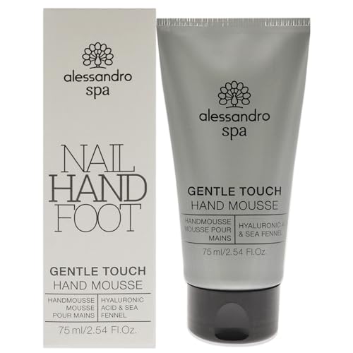 alessandro Spa Gentle Touch Handmousse - intensiv pflegendes Feuchtigkeitsmousse mit hautberuhigendem Wirkstoffkomplex für gestresste Hände, 75ml von alessandro