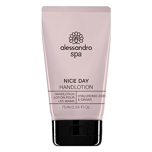 Alessandro Spa Schöner Tag Handcreme mit Hyaluronsäure und Kaviar, 75 ml von alessandro