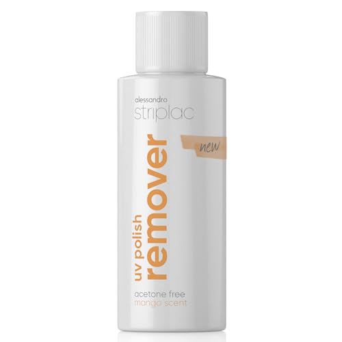 alessandro Striplac UV Polish Remover Nail & Feet - Einfache Entfernung Unserer UV Colours - Schonendes Ablösen ohne Aceton - Mit Mangoduft - Spezial-Nagellackentferner - Vegan - 125ml von alessandro