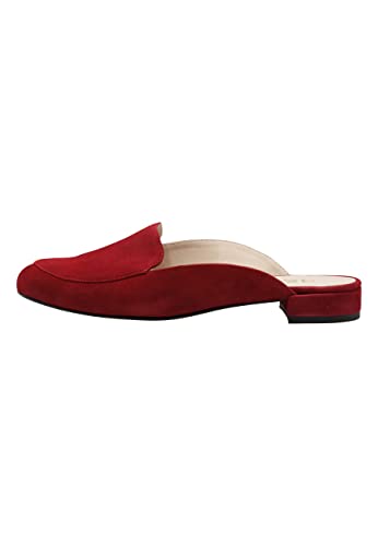 aleva Damen Leder Slipper, Rot, 36 EU von aleva