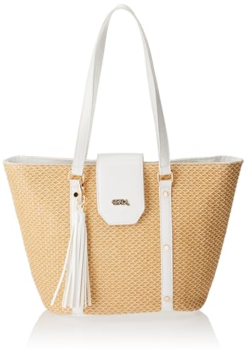 aleva Women's Bag Damen Shopper, Weiss Beige von aleva