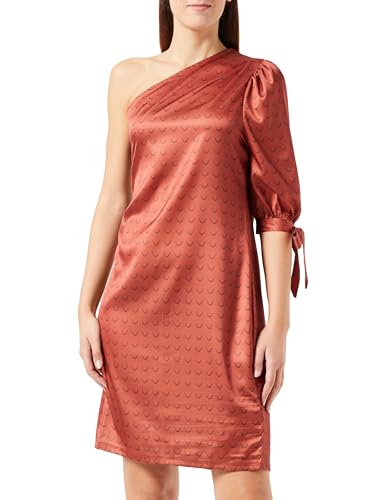 aleva Women's One-Shoulder Kleid Dress, Dark Rust, X-Large von aleva