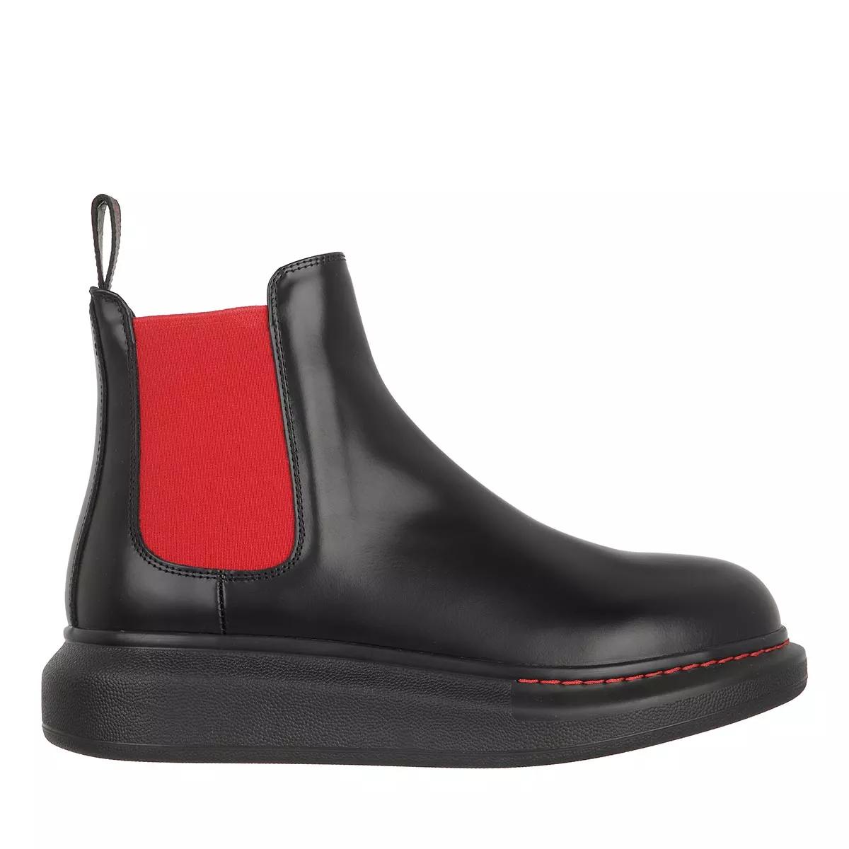 Alexander McQueen Boots & Stiefeletten - Chelsea Boots Leather - Gr. 37 (EU) - in Rot - für Damen von alexander mcqueen