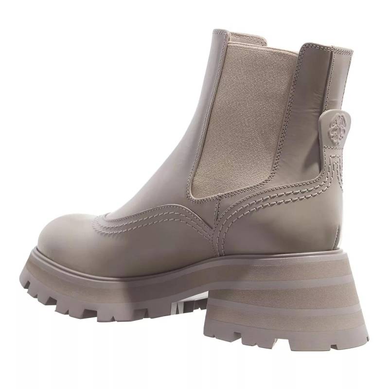 Alexander McQueen Boots & Stiefeletten - Wander Boots Leather - Gr. 38 (EU) - in Grau - für Damen von alexander mcqueen