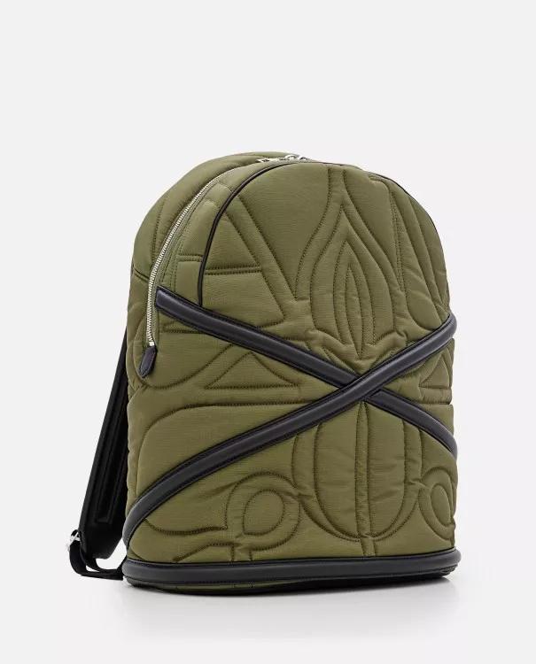 Alexander McQueen Rucksäcke - Green Double Shoulder Strap Backpack - Gr. unisize - in Grün - für Damen von alexander mcqueen