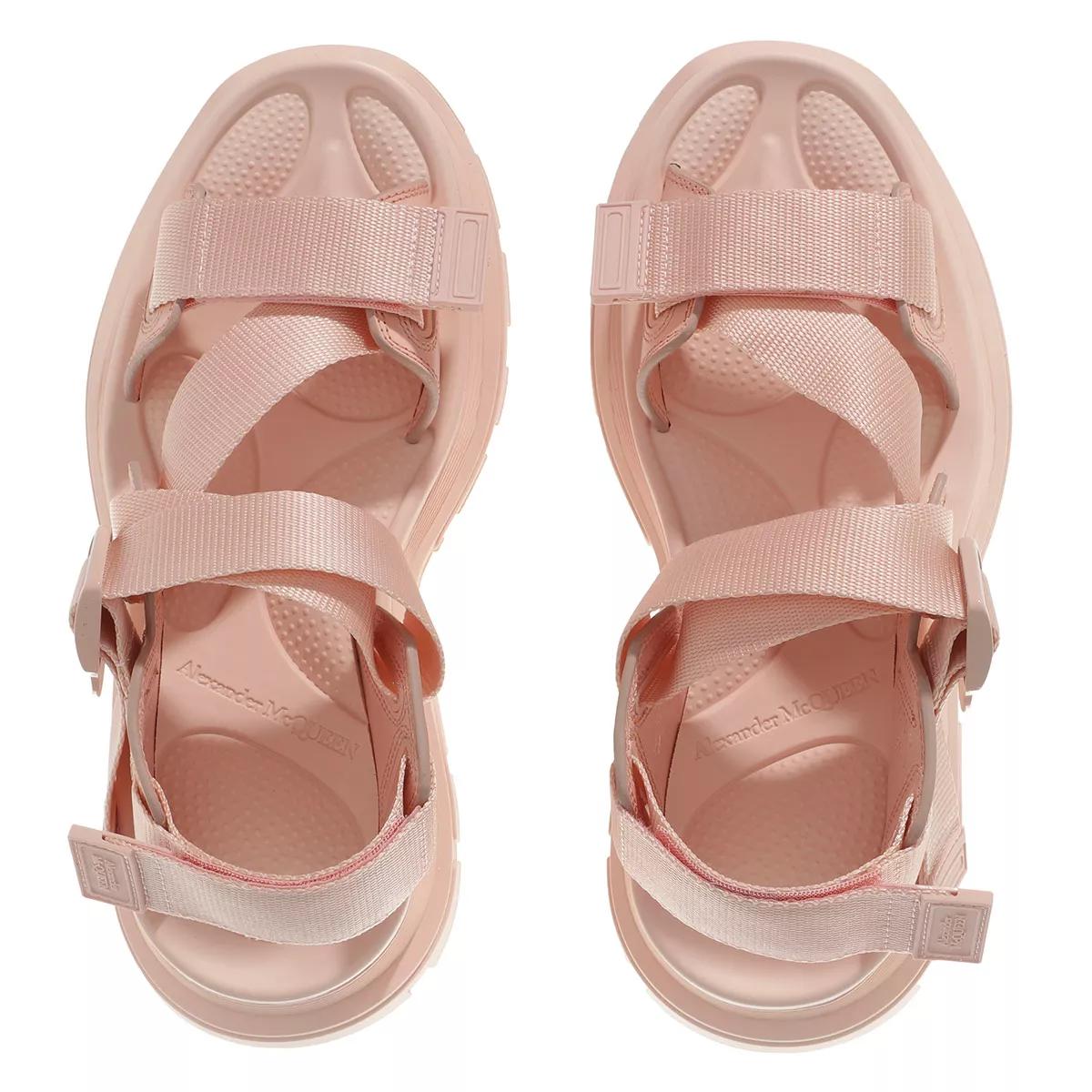 Alexander McQueen Sandalen & Sandaletten - Tread Sandals - Gr. 38,5 (EU) - in Gold - für Damen von alexander mcqueen