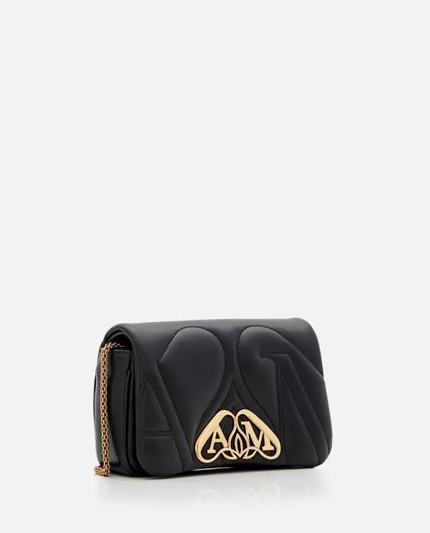 Alexander McQueen Shopper - Mini Seal Leather Shoulder Bag - Gr. unisize - in Schwarz - für Damen von alexander mcqueen