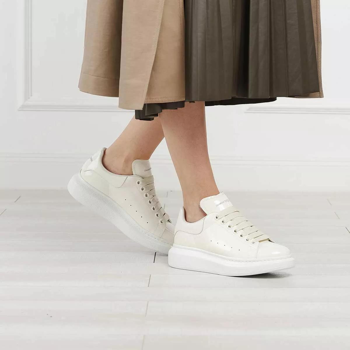 Alexander McQueen Sneakers - Lace Up Sneakers - Gr. 40 (EU) - in Creme - für Damen von alexander mcqueen