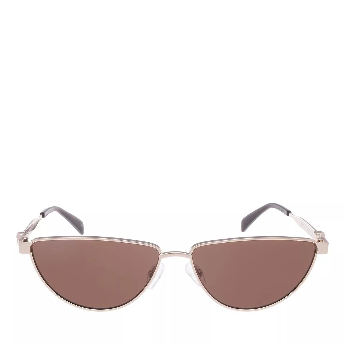 Alexander McQueen Sonnenbrille - AM0456S-002 - Gr. unisize - in Gold - für Damen von alexander mcqueen