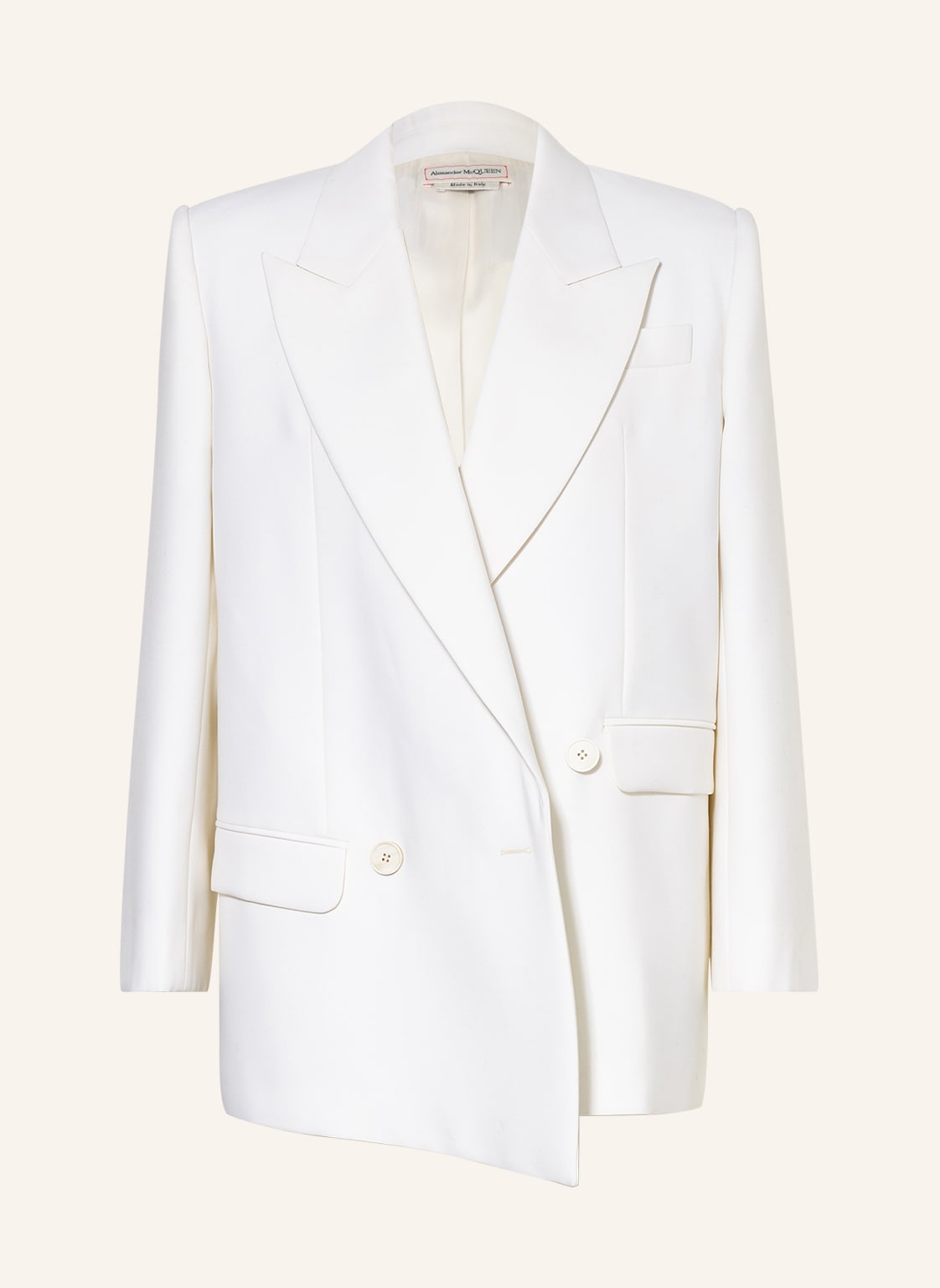 Alexander Mcqueen Blazer weiss von alexander mcqueen