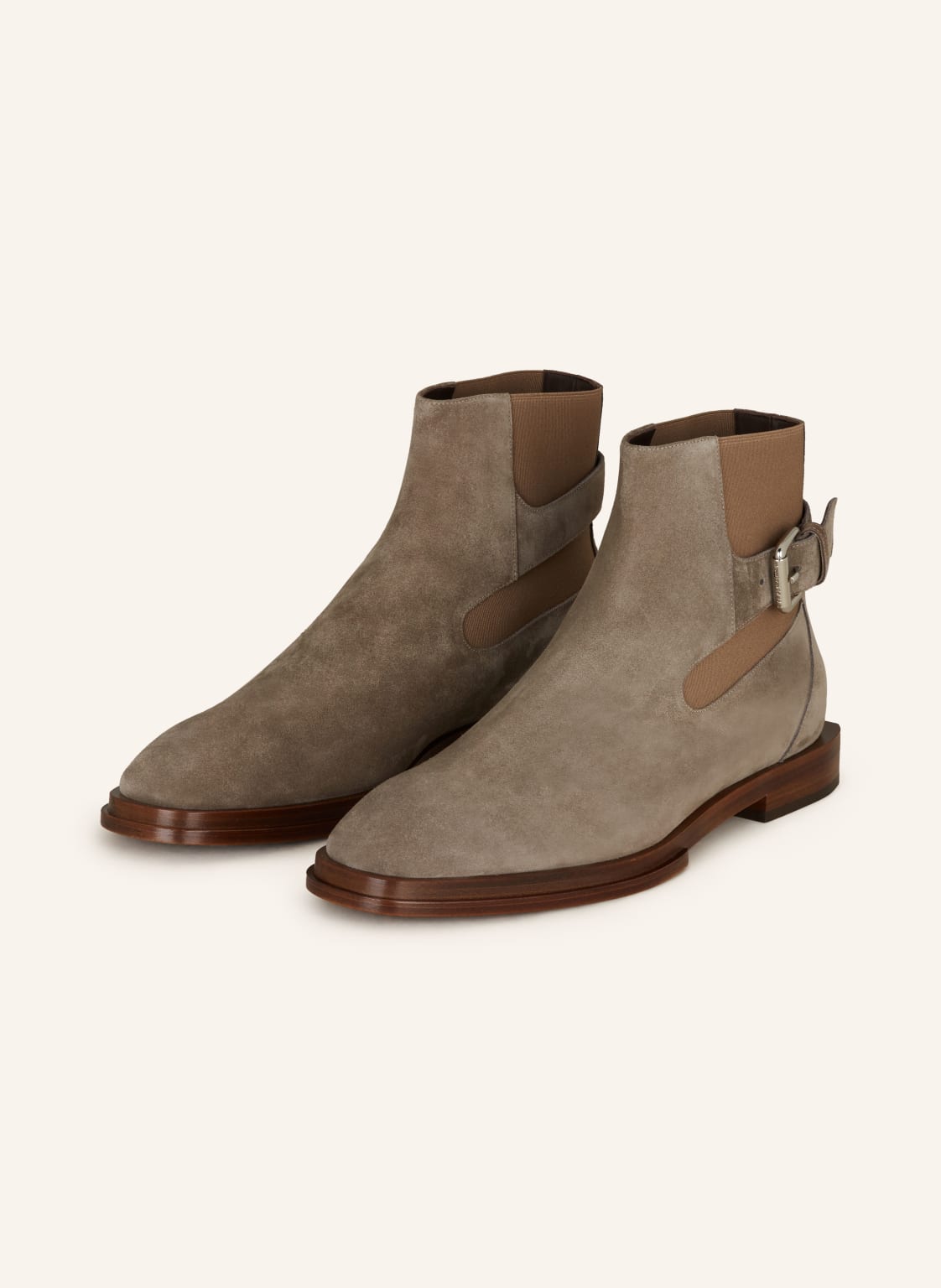 Alexander Mcqueen Chelsea-Boots Slash grau von alexander mcqueen