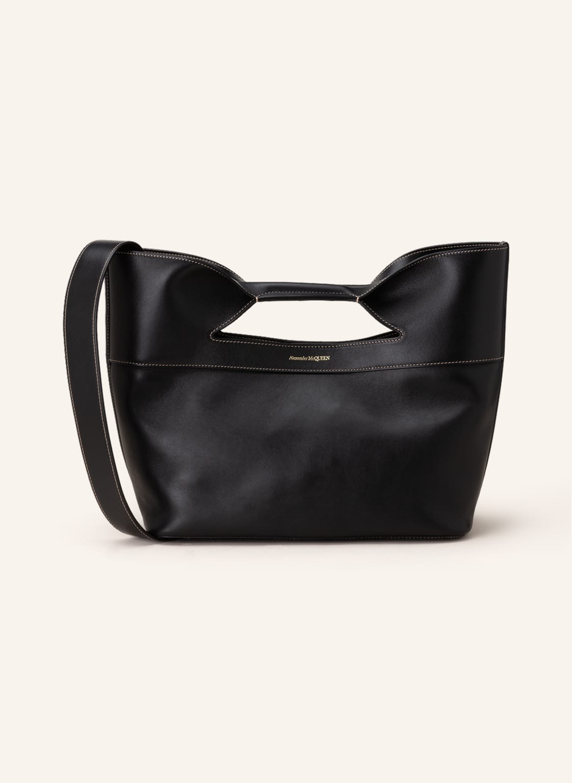 Alexander Mcqueen Handtasche The Bow Small schwarz von alexander mcqueen