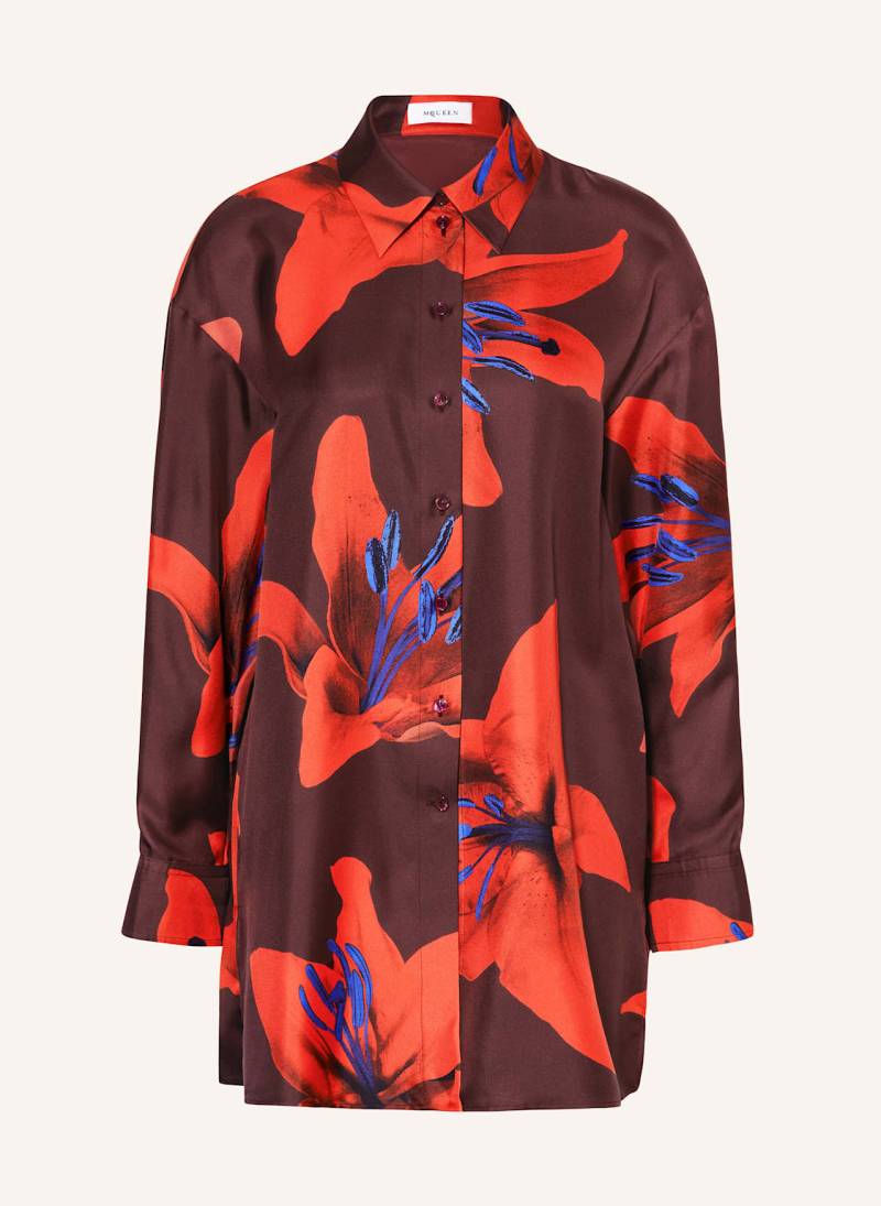 Mcqueen Hemdbluse Aus Seide rot von McQUEEN