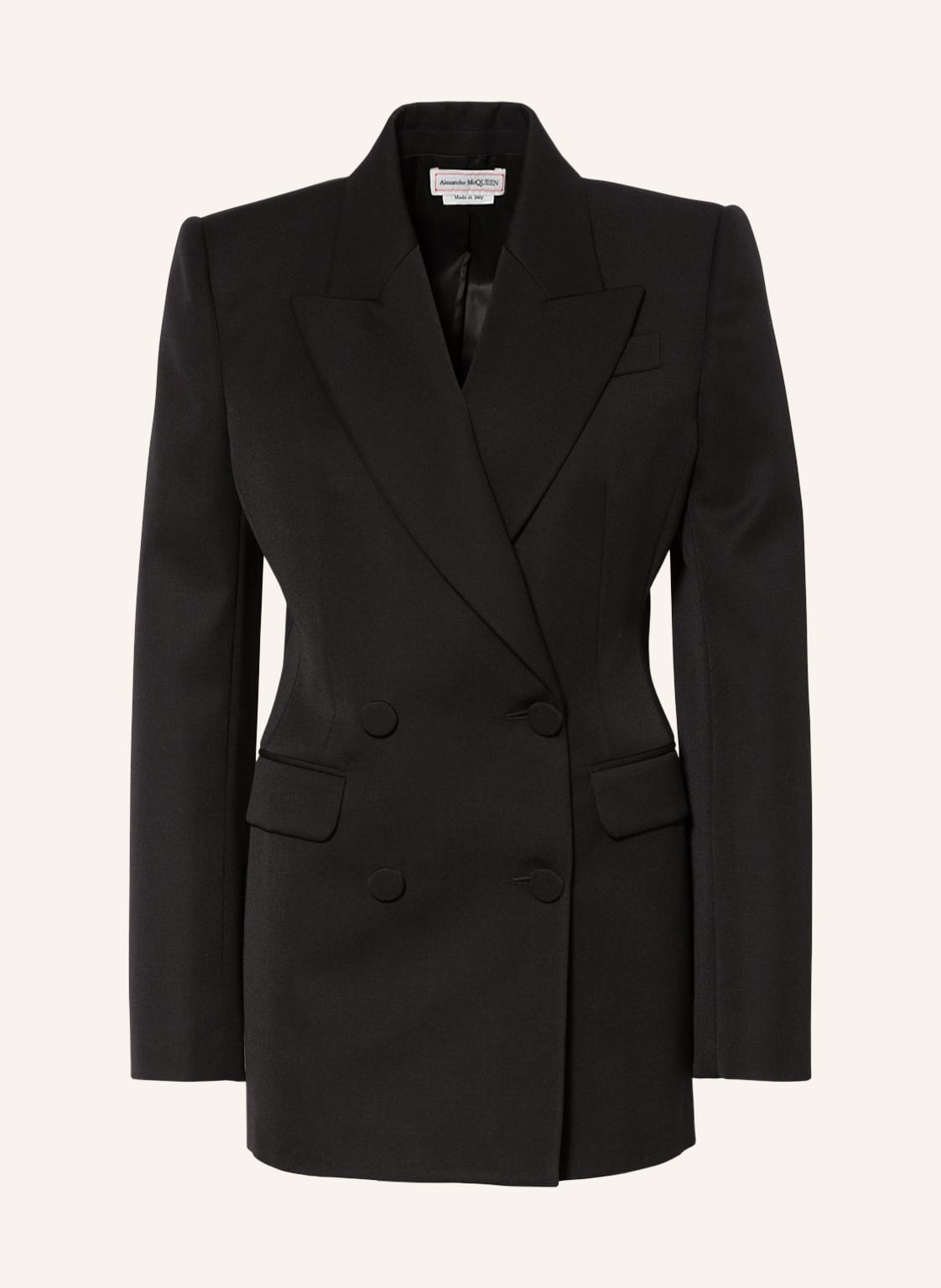 Alexander Mcqueen Longblazer schwarz von alexander mcqueen