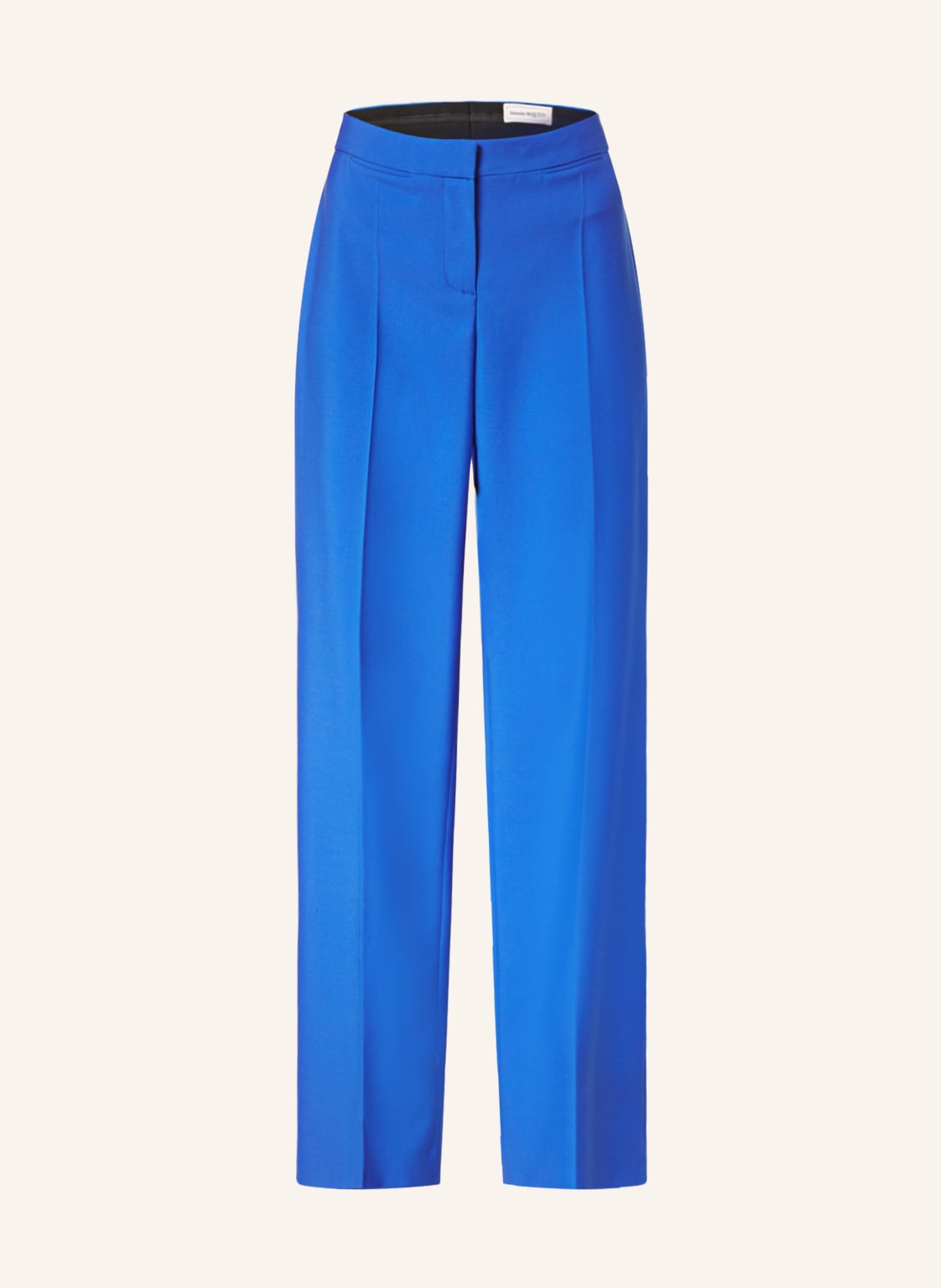 Alexander Mcqueen Marlenehose blau von alexander mcqueen