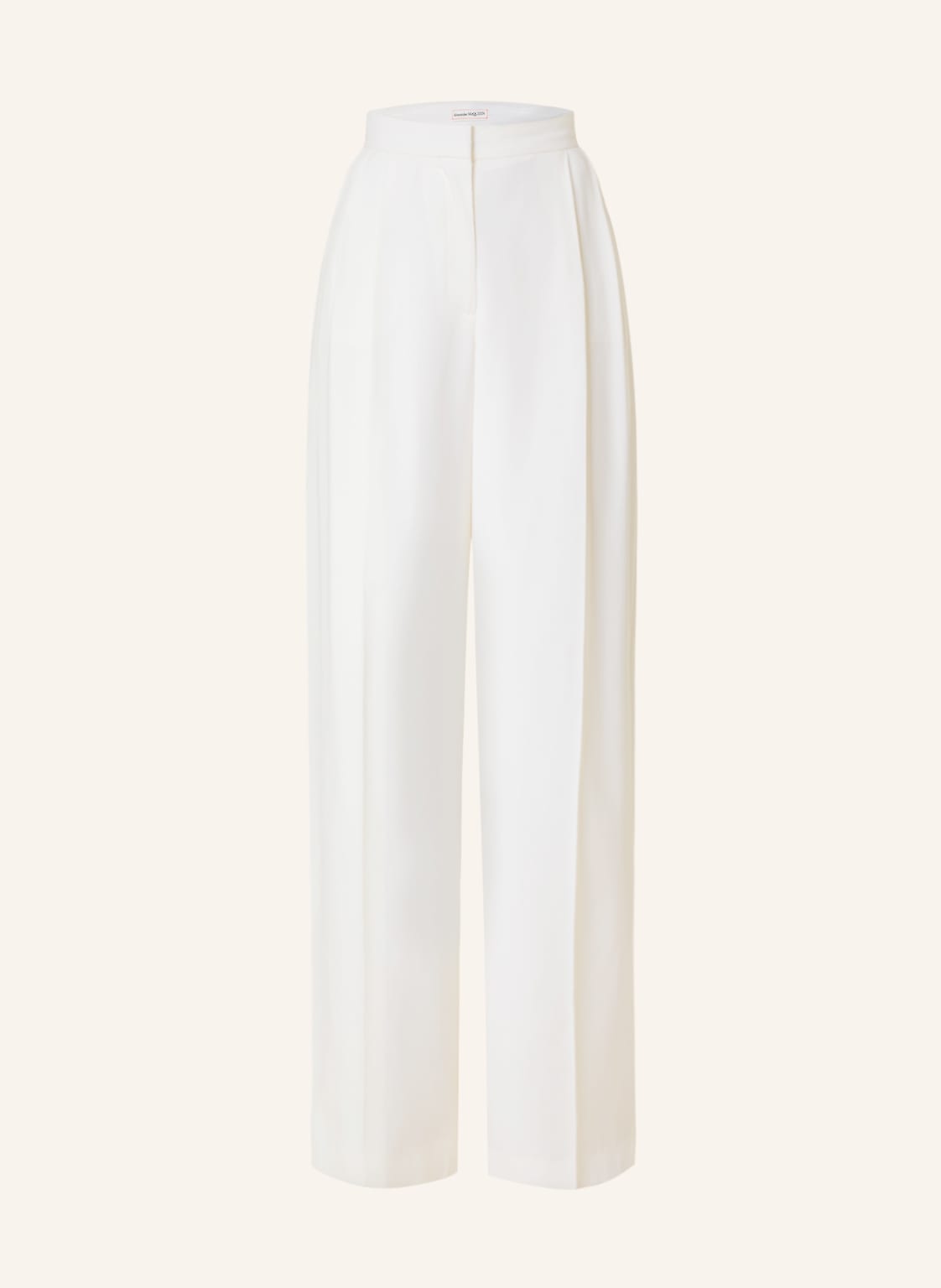 Alexander Mcqueen Marlenehose weiss von alexander mcqueen