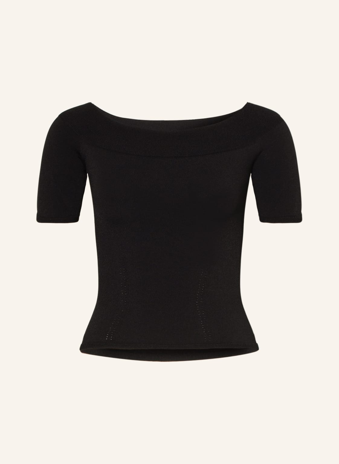 Alexander Mcqueen Off-Shoulder-Shirt schwarz von alexander mcqueen