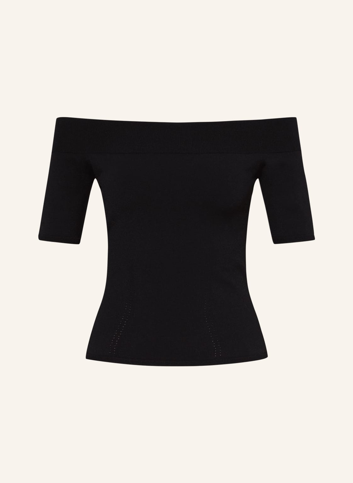 Alexander Mcqueen Strick-Shirt schwarz von alexander mcqueen