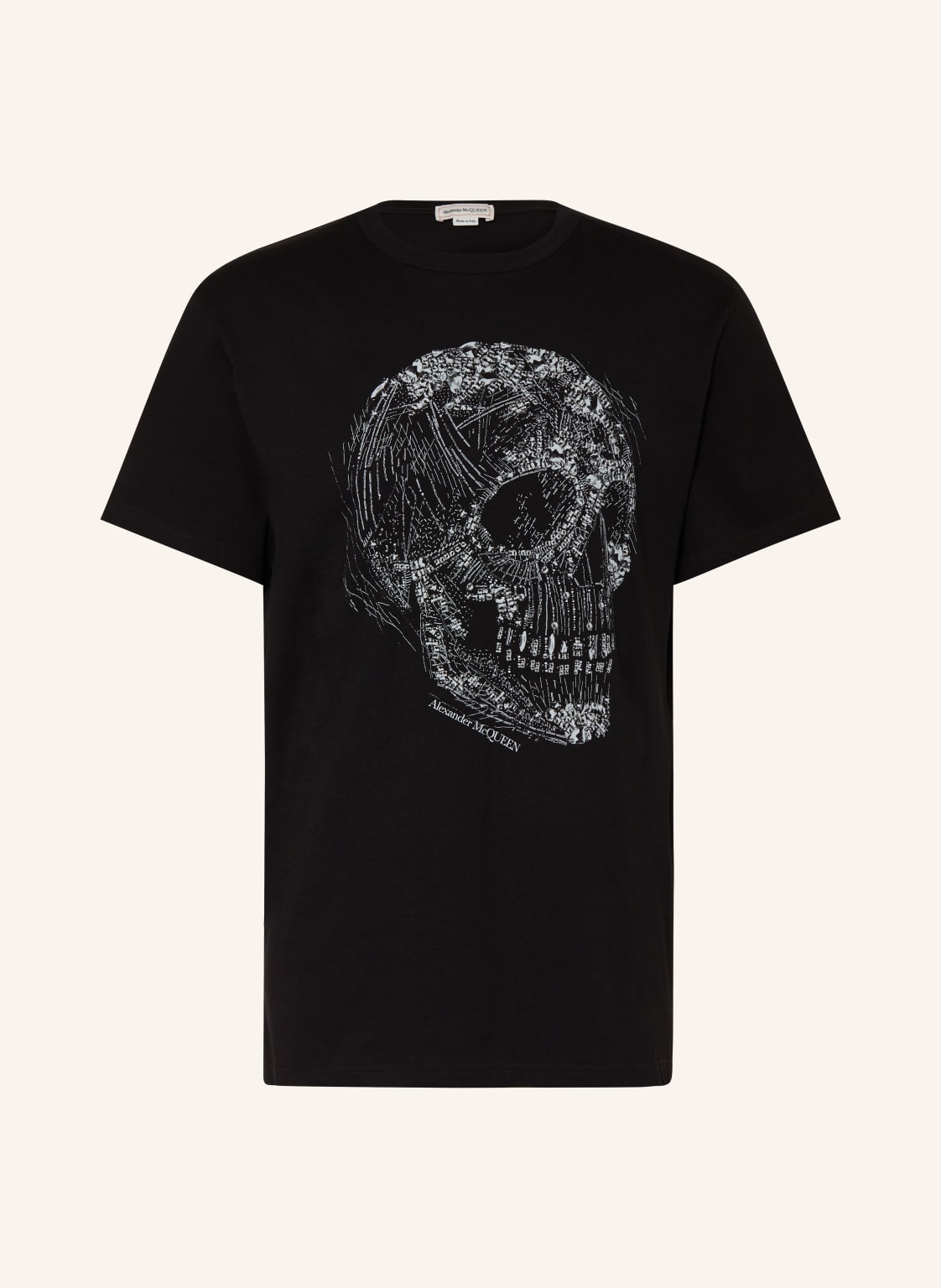 Alexander Mcqueen T-Shirt schwarz von alexander mcqueen