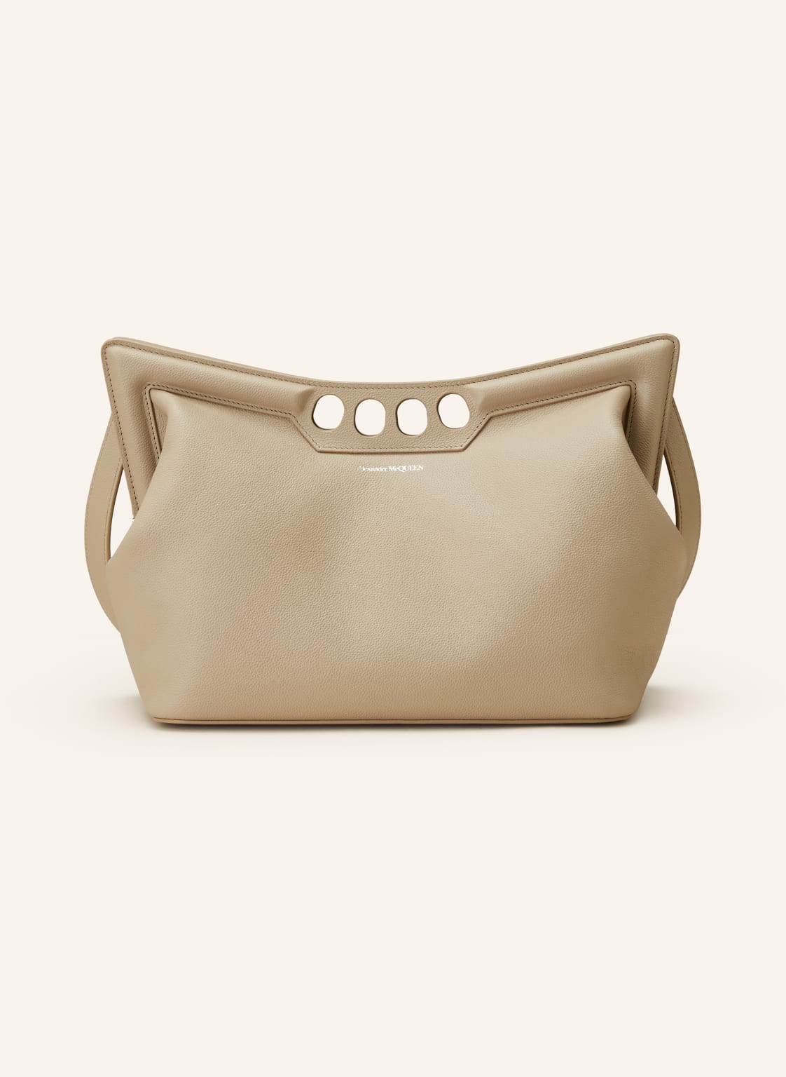 Alexander Mcqueen Umhängetasche The Peak Mit Pouch beige von alexander mcqueen