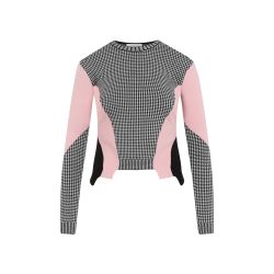 Alexander Mcqueen Wollpullover Mit Hahnentrittmuster - Schwarz von alexander mcqueen