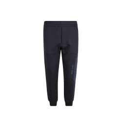 Blaue Alexander Mcqueen Baumwoll-sweatpants Mit Logo Für Herren von alexander mcqueen