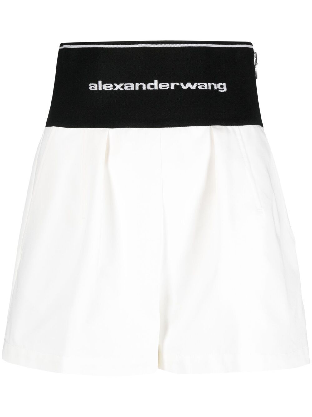 Alexander Wang Shorts mit Logo - Weiß von Alexander Wang