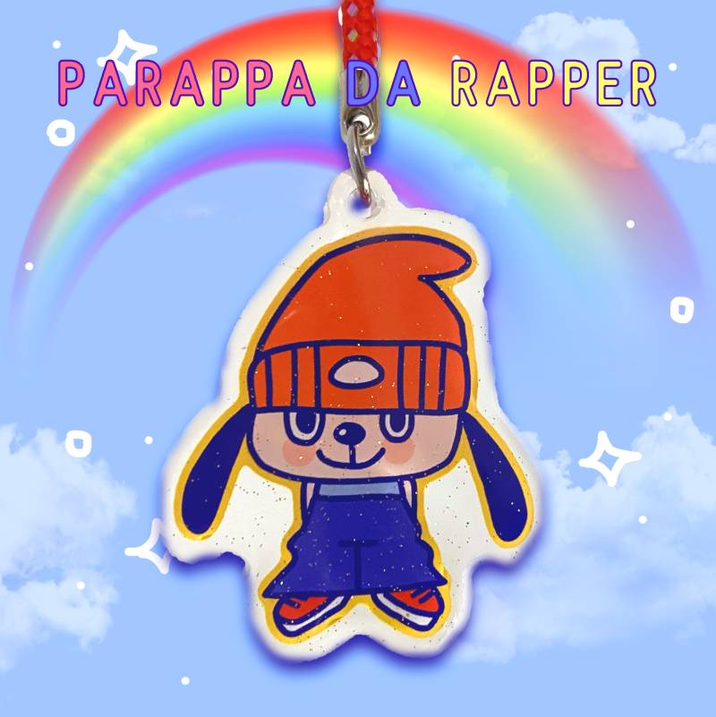 "Parappa Der Rapper "Glücksbringer 2" Epoxy Acryl Anhänger." von alexbeeza